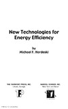 Hordeski M.  New Technologies for Energy Efficiency