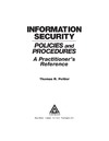 Peltier T.  Information Security Policies and Procedures: A Practitioner's Reference