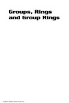 Giambruno A., Milies C., Sehgal S.  Groups, Rings and Group Rings