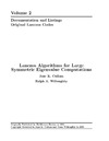 Cullum J., Willoughby R.  Lanczos Algorithms for Large Symmetric Eigenvalue Computations