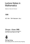 Kim A., Neumann B.  Groups- Korea 1988