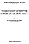 Taliaferro R.  The concept of matter in Descartes and Leibniz