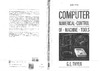 Thyer G.  Computer numerical control of machine tools - Second edition