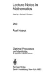 Nottrot R.  Optimal Processes on Manifolds