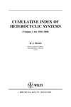 Brown D.  Cumulative Index of Heterocyclic Systems (Volumes 1-64: 1950-2008) (The Chemistry of Heterocyclic Compounds, Volume 65)