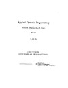 Bellman R., Dreyfus S.  Applied Dynamic Programming