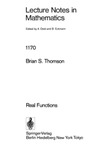 Thomson B.  Real Functions