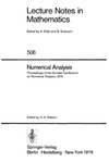 Watson G.  Numerical Analysis