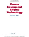 Abdo E.  Power Equipment Engine Technology