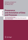 Moreau L., McGuinness D.L., Michaelis L.R.  Provenance and Annotation of Data and Process (Third International Provenance and Annotation Workshop, IPAW 2010, Troy, NY, USA, June 2010 Revised Selected Papers)