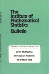 Wilson S.R. (ed.)  The Institute of Mathematical Statistics. Bulletin, vol. 24 1
