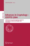 Franklin M.  Advances in Cryptology CRYPTO
