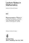 Dlab V., Gabriel P.  Representation Theory I
