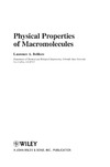 Belfiore L.A.  Physical Properties of Macromolecules