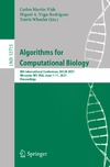 Carlos Mart&#237;n-Vide, Miguel A. Vega-Rodr&#237;guez, Travis Wheeler  Algorithms for Computational Biology