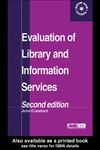 J. Crawford  Evaluation of Library and Information Services (Aslib Know How Guides)