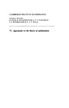 Ponstein J. P.  Approaches to the Theory of Optimization