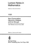 Carmona J., Vergne M.  Non-Commutative Harmonic Analysis and Lie Groups