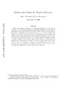 Tarantola A., Mosegaard K.  Mathematical Basis for Physical Inference [jnl article]