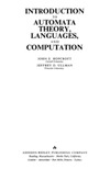 J.E. Hopcroft, J. D. Ullman — Introduction to Automata Theory, Languages and Computation (Addison-Wesley Series in Computer Science)