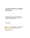 Ashish Kumar  Learning Predictive Analytics with Python