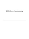 Gutmans A, Bakken S., Rethans D.  PHP 5 Power Programming