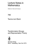 Dieck T.  Transformation Groups and Representation Theory