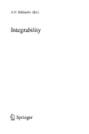 A. Mikhailov  Integrability (Lecture Notes in Physics)
