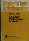 Richard Beals  Advanced Mathematical Analysis: Periodic Functions and Distributions, Complex Analysis, Laplace Transform and Applications (Graduate Texts in Mathematics 12)