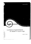 Judith D Sally  Numbers of generators of ideals in local rings (Lecture notes in pure and applied mathematics 35)