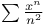 $\sum \frac{x^{n}}{n^{2}}$