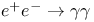 $e^+e^-\to\gamma\gamma$